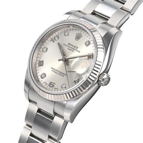 rolex silber uhr